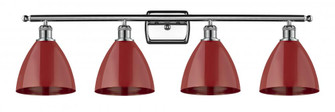 Plymouth - 4 Light - 38 inch - Polished Chrome - Bath Vanity Light (3442|516-4W-PC-MBD-75-RD)