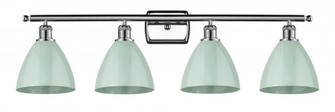 Plymouth - 4 Light - 38 inch - Polished Chrome - Bath Vanity Light (3442|516-4W-PC-MBD-75-SF)