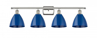 Plymouth - 4 Light - 38 inch - Polished Nickel - Bath Vanity Light (3442|516-4W-PN-MBD-75-BL)