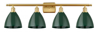 Plymouth - 4 Light - 38 inch - Satin Gold - Bath Vanity Light (3442|516-4W-SG-MBD-75-GR-LED)