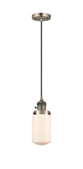 Dover - 1 Light - 5 inch - Antique Brass - Cord hung - Mini Pendant (3442|201CSW-AB-G311-LED)