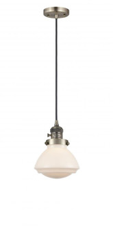 Olean - 1 Light - 7 inch - Antique Brass - Cord hung - Mini Pendant (3442|201CSW-AB-G321)