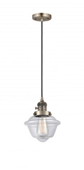 Oxford - 1 Light - 7 inch - Antique Brass - Cord hung - Mini Pendant (3442|201CSW-AB-G532-LED)