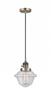 Oxford - 1 Light - 7 inch - Antique Brass - Cord hung - Mini Pendant (3442|201CSW-AB-G534-LED)