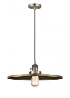Appalachian - 1 Light - 16 inch - Antique Brass - Cord hung - Mini Pendant (3442|201CSW-AB-MFR-AB-16)