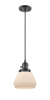 Fulton - 1 Light - 7 inch - Oil Rubbed Bronze - Cord hung - Mini Pendant (3442|201CSW-OB-G171-LED)