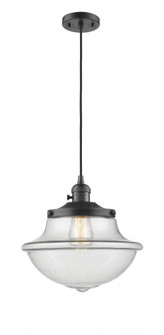 Oxford - 1 Light - 12 inch - Oil Rubbed Bronze - Cord hung - Mini Pendant (3442|201CSW-OB-G542-LED)