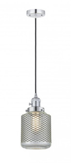 Stanton - 1 Light - 6 inch - Polished Chrome - Cord hung - Mini Pendant (3442|201CSW-PC-G262-LED)