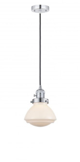 Olean - 1 Light - 7 inch - Polished Chrome - Cord hung - Mini Pendant (3442|201CSW-PC-G321)