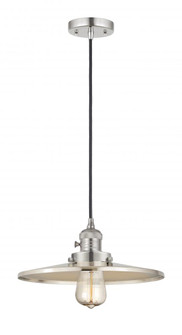 Appalachian - 1 Light - 12 inch - Polished Nickel - Cord hung - Mini Pendant (3442|201CSW-PN-MFR-PN-12-LED)