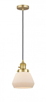 Fulton - 1 Light - 7 inch - Satin Gold - Cord hung - Mini Pendant (3442|201CSW-SG-G171)
