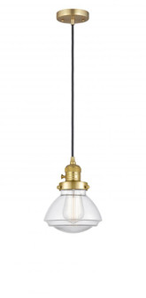 Olean - 1 Light - 7 inch - Satin Gold - Cord hung - Mini Pendant (3442|201CSW-SG-G322)