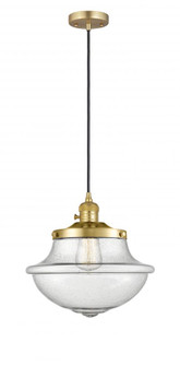 Oxford - 1 Light - 12 inch - Satin Gold - Cord hung - Mini Pendant (3442|201CSW-SG-G544)