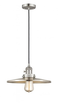 Appalachian - 1 Light - 12 inch - Brushed Satin Nickel - Cord hung - Mini Pendant (3442|201CSW-SN-MFR-SN-12)