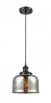 Bell - 1 Light - 8 inch - Oil Rubbed Bronze - Cord hung - Mini Pendant (3442|916-1P-OB-G78-LED)