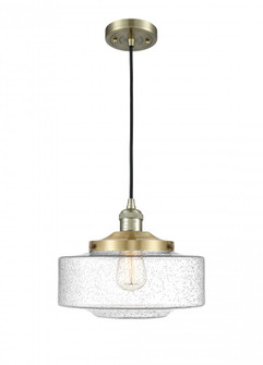 Bridgeton - 1 Light - 12 inch - Antique Brass - Cord hung - Mini Pendant (3442|201C-AB-G694-12-LED)