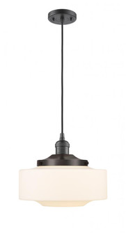 Bridgeton - 1 Light - 12 inch - Oil Rubbed Bronze - Cord hung - Mini Pendant (3442|201C-OB-G691-12)