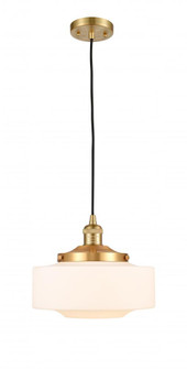 Bridgeton - 1 Light - 12 inch - Satin Gold - Cord hung - Mini Pendant (3442|201C-SG-G691-12-LED)