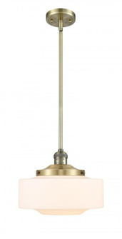Bridgeton - 1 Light - 12 inch - Antique Brass - Stem Hung - Mini Pendant (3442|201S-AB-G691-12-LED)