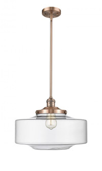 Bridgeton - 1 Light - 16 inch - Antique Copper - Stem Hung - Mini Pendant (3442|201S-AC-G692-16-LED)