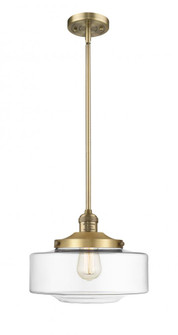 Bridgeton - 1 Light - 12 inch - Brushed Brass - Stem Hung - Mini Pendant (3442|201S-BB-G692-12)