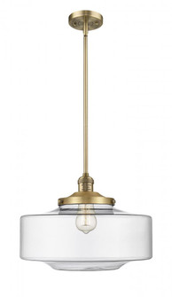 Bridgeton - 1 Light - 12 inch - Brushed Brass - Stem Hung - Mini Pendant (3442|201S-BB-G692-16-LED)
