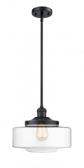 Bridgeton - 1 Light - 12 inch - Matte Black - Stem Hung - Mini Pendant (3442|201S-BK-G692-12-LED)