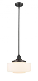 Bridgeton - 1 Light - 12 inch - Oil Rubbed Bronze - Stem Hung - Mini Pendant (3442|201S-OB-G691-12)