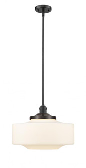 Bridgeton - 1 Light - 16 inch - Oil Rubbed Bronze - Stem Hung - Mini Pendant (3442|201S-OB-G691-16-LED)