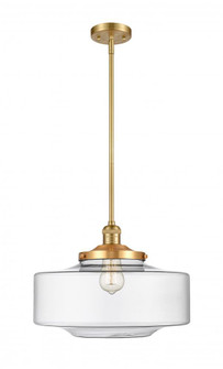 Bridgeton - 1 Light - 12 inch - Satin Gold - Stem Hung - Mini Pendant (3442|201S-SG-G692-16)