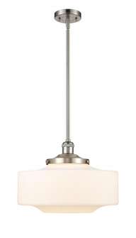 Bridgeton - 1 Light - 12 inch - Brushed Satin Nickel - Stem Hung - Mini Pendant (3442|201S-SN-G691-16)