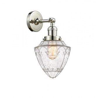 Bullet - 1 Light - 7 inch - Polished Nickel - Adjustable Sconce (3442|203-PN-G664-7-LED)
