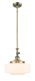 Bridgeton - 1 Light - 12 inch - Antique Brass - Stem Hung - Adjustable Mini Pendant (3442|206-AB-G691-12-LED)