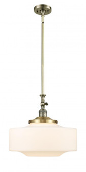 Bridgeton - 1 Light - 16 inch - Antique Brass - Stem Hung - Adjustable Mini Pendant (3442|206-AB-G691-16-LED)