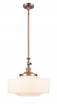 Bridgeton - 1 Light - 16 inch - Antique Copper - Stem Hung - Adjustable Mini Pendant (3442|206-AC-G691-16-LED)