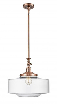 Bridgeton - 1 Light - 16 inch - Antique Copper - Stem Hung - Adjustable Mini Pendant (3442|206-AC-G692-16-LED)