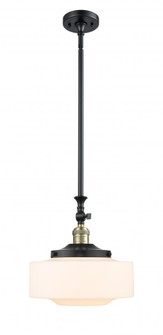 Bridgeton - 1 Light - 12 inch - Black Antique Brass - Stem Hung - Adjustable Mini Pendant (3442|206-BAB-G691-12)
