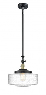 Bridgeton - 1 Light - 12 inch - Black Antique Brass - Stem Hung - Adjustable Mini Pendant (3442|206-BAB-G694-12)