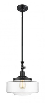 Bridgeton - 1 Light - 12 inch - Matte Black - Stem Hung - Adjustable Mini Pendant (3442|206-BK-G692-12-LED)