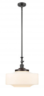 Bridgeton - 1 Light - 16 inch - Oil Rubbed Bronze - Stem Hung - Adjustable Mini Pendant (3442|206-OB-G691-16-LED)
