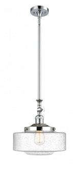 Bridgeton - 1 Light - 12 inch - Polished Chrome - Stem Hung - Adjustable Mini Pendant (3442|206-PC-G694-12-LED)