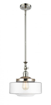 Bridgeton - 1 Light - 12 inch - Polished Nickel - Stem Hung - Adjustable Mini Pendant (3442|206-PN-G692-12)