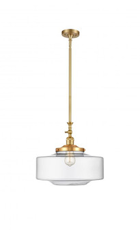Bridgeton - 1 Light - 16 inch - Satin Gold - Stem Hung - Adjustable Mini Pendant (3442|206-SG-G692-16-LED)