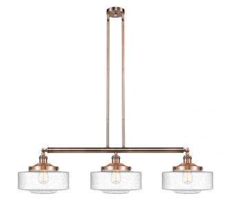 Bridgeton - 3 Light - 44 inch - Antique Copper - Stem Hung - Adjustable Island Light (3442|213-AC-G694-12)