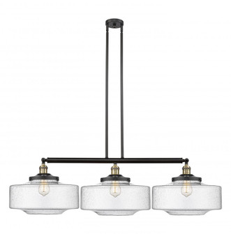 Bridgeton - 3 Light - 50 inch - Black Antique Brass - Stem Hung - Adjustable Island Light (3442|213-BAB-G694-16)