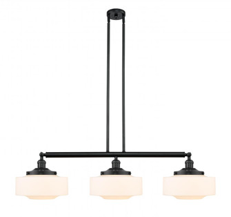 Bridgeton - 3 Light - 44 inch - Matte Black - Stem Hung - Adjustable Island Light (3442|213-BK-G691-12-LED)
