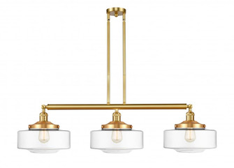 Bridgeton - 3 Light - 44 inch - Satin Gold - Stem Hung - Adjustable Island Light (3442|213-SG-G692-12-LED)