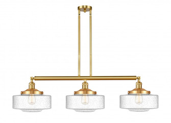 Bridgeton - 3 Light - 44 inch - Satin Gold - Stem Hung - Adjustable Island Light (3442|213-SG-G694-12)