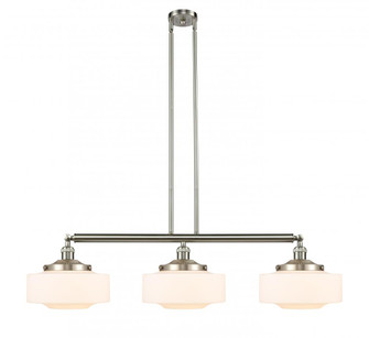 Bridgeton - 3 Light - 44 inch - Brushed Satin Nickel - Stem Hung - Adjustable Island Light (3442|213-SN-G691-12)