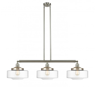 Bridgeton - 3 Light - 44 inch - Brushed Satin Nickel - Stem Hung - Adjustable Island Light (3442|213-SN-G692-12-LED)